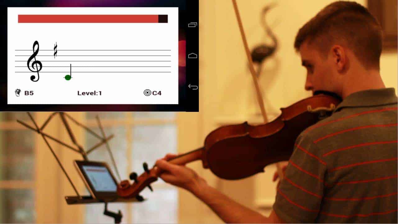 This App Basically Does What You Think It And Can Help Learn How To Read Sheet Music While Actually Using Your Chosen Instrument Mostly Strings