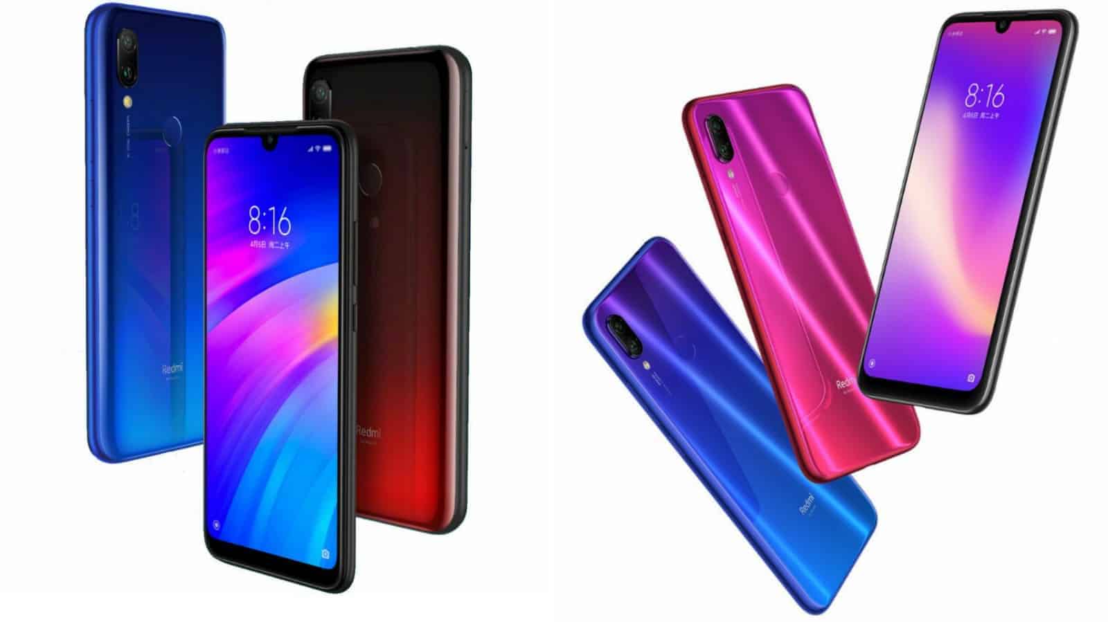 Xiaomi Redmi 7 & Redmi 7 Pro Official With Tiny Notches, Android 9 Pie
