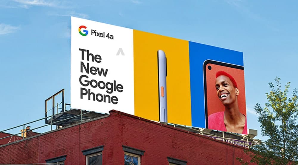 Google Pixel 4a pre-launch billboard 1 Google Pixel 4a pre launch billboard 1