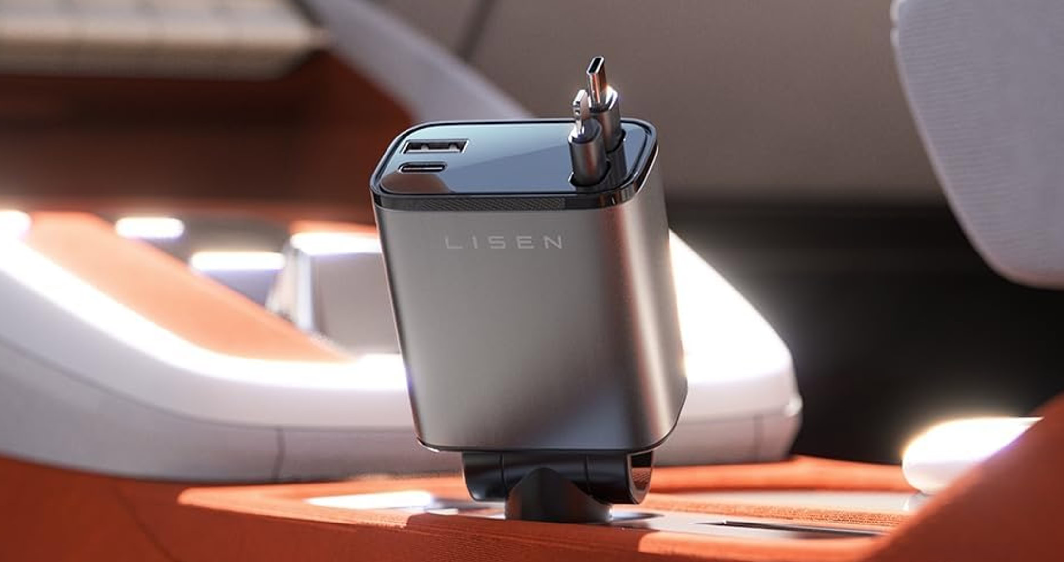 Lisen 4 Port Car Charger